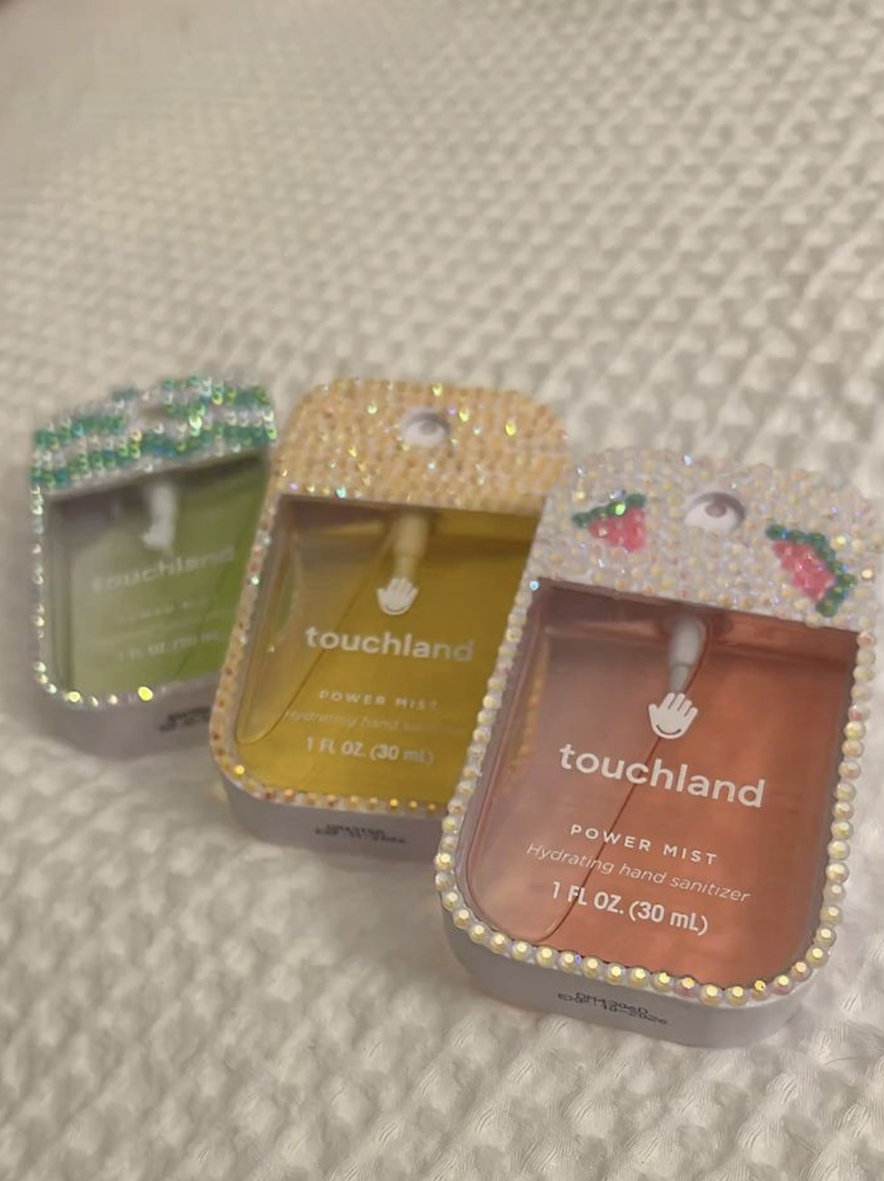 bedazzled hand sanitizers