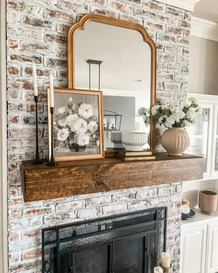 17 Stunning Spring Fireplace Mantel Decor Ideas to Instantly Refresh ...