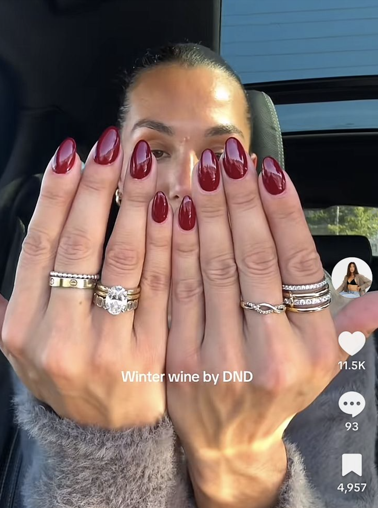 winter wine red by dnd