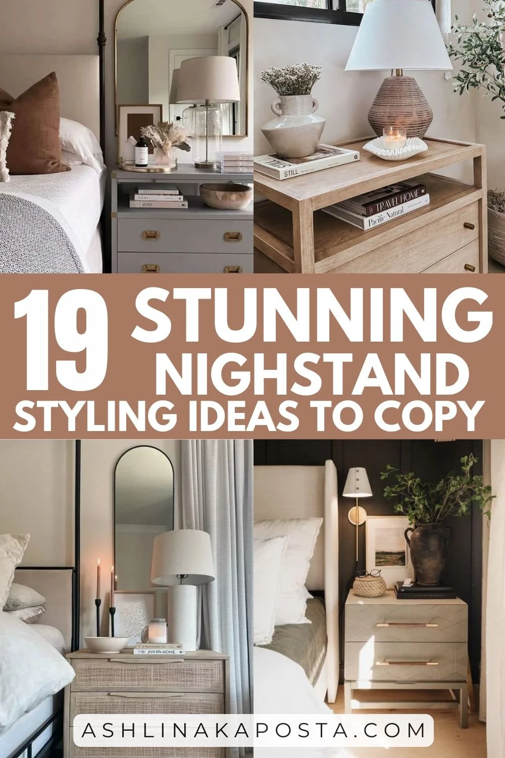 View of 19 Relaxing & Romantic Nightstand Styling ideas for a peaceful bedroom ...