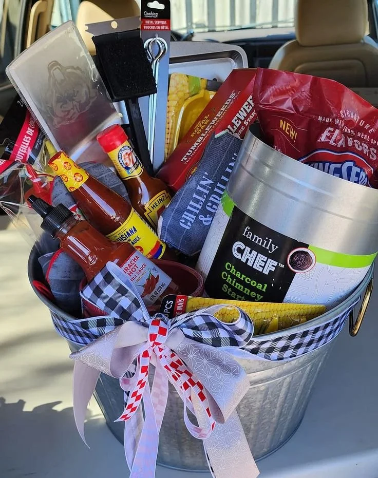 Grill master gift basket