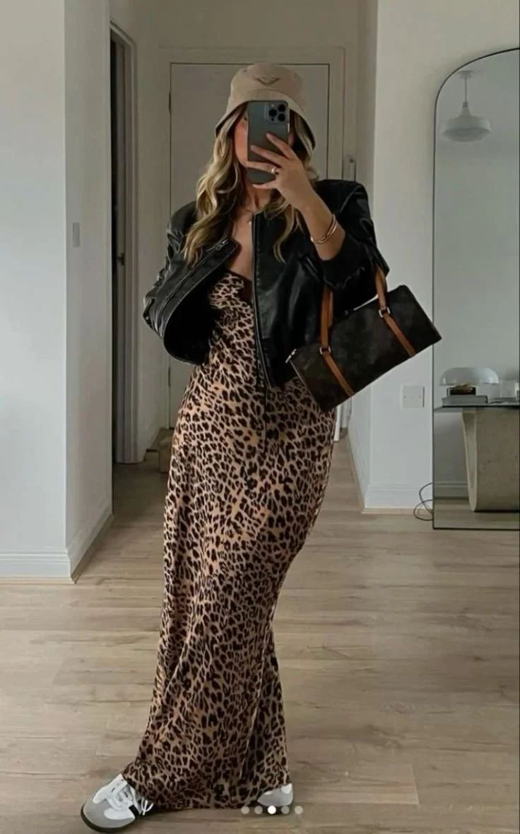 Cheetah Print Dress Outfit Women’s