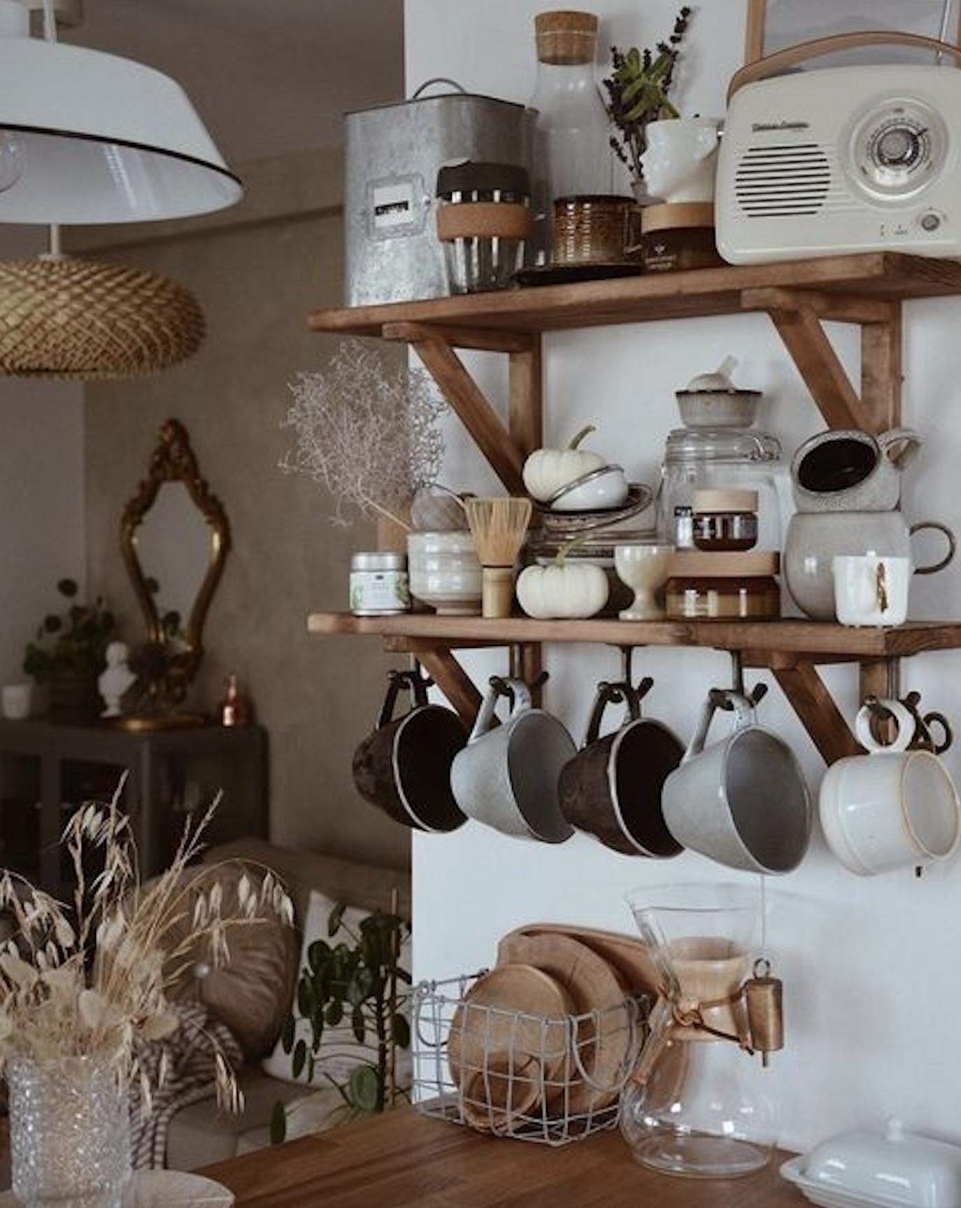 Kitchen Coffee Station - Liz Marie Blog