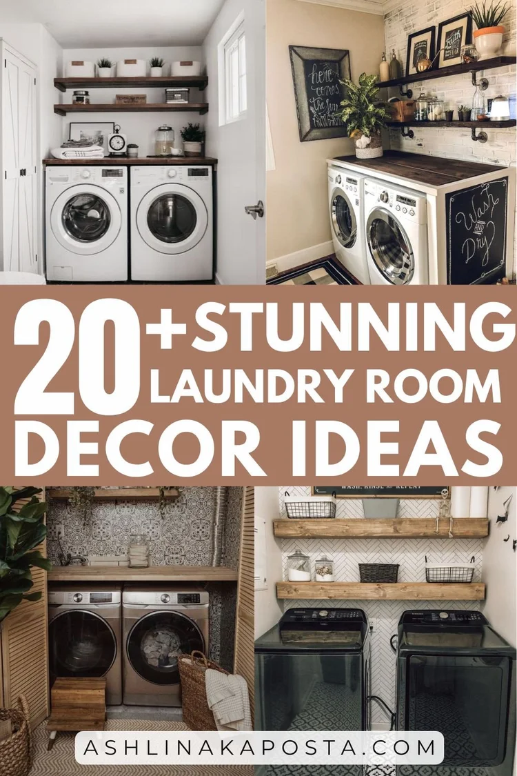 20+ Genius Small Laundry Room Decor & Organization Ideas — ASHLINA KAPOSTA