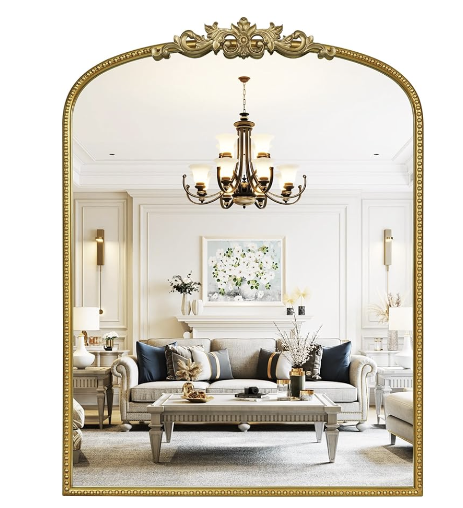 ornate gold mirror