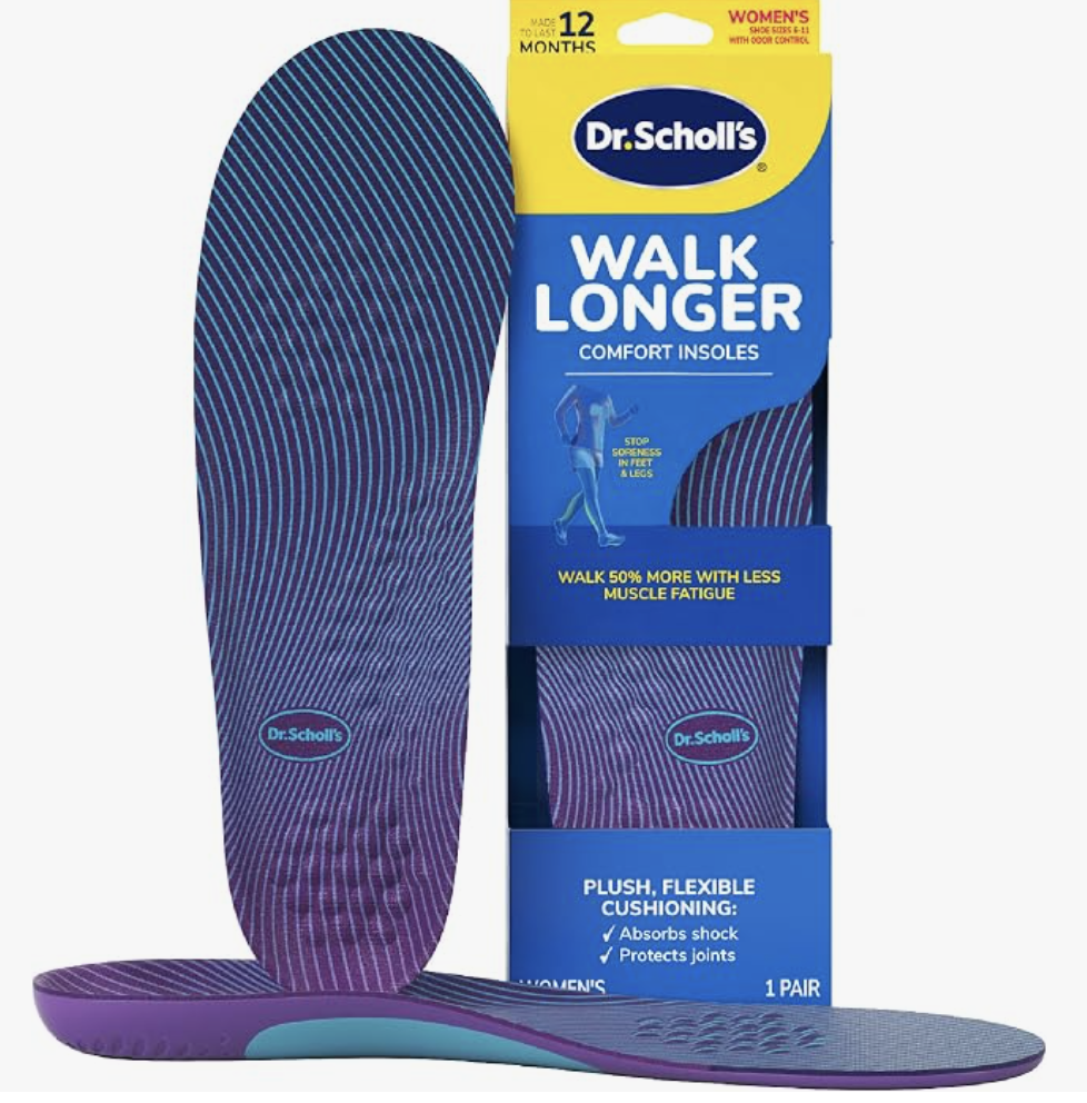 best cushioned insoles for walking