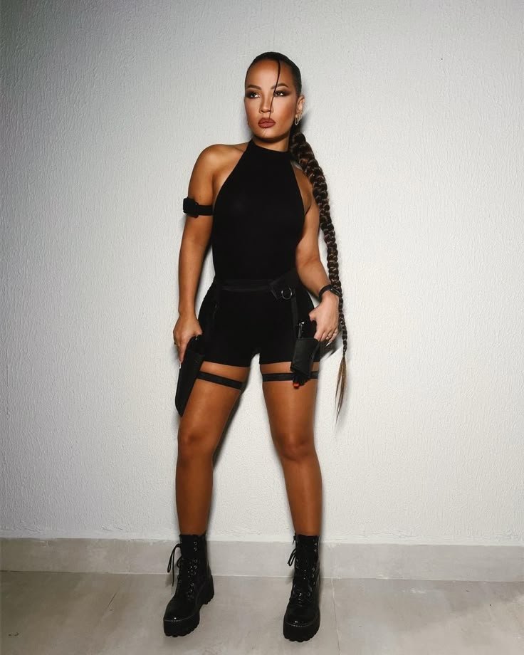 hot lara croft tomb raider halloween costume female idea 2026