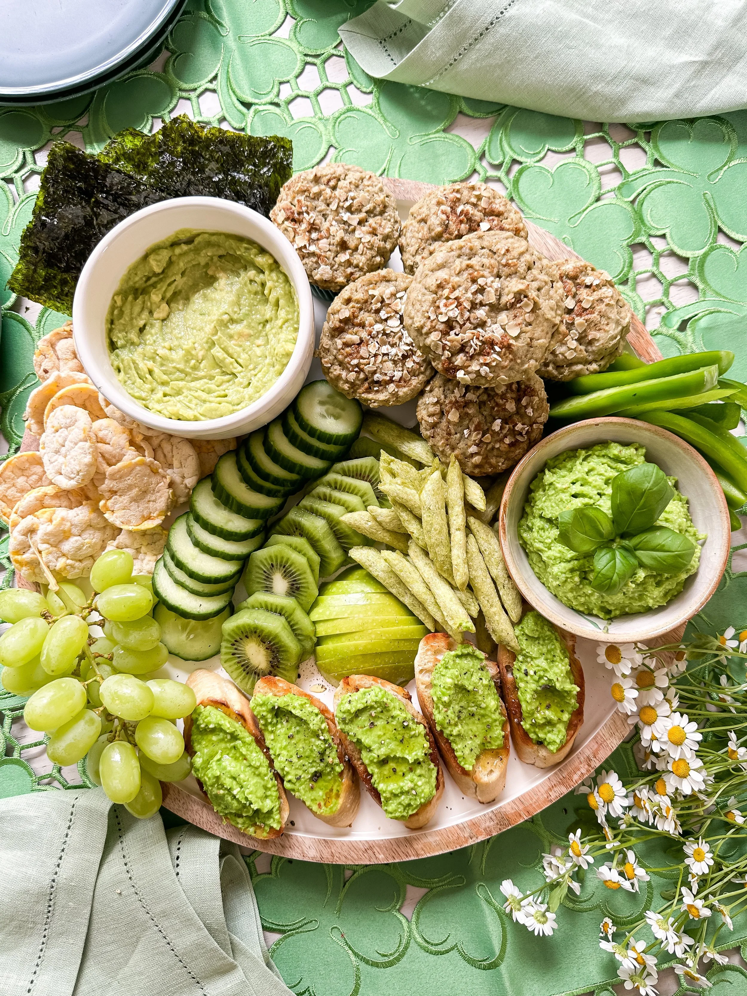 st patricks day snack board