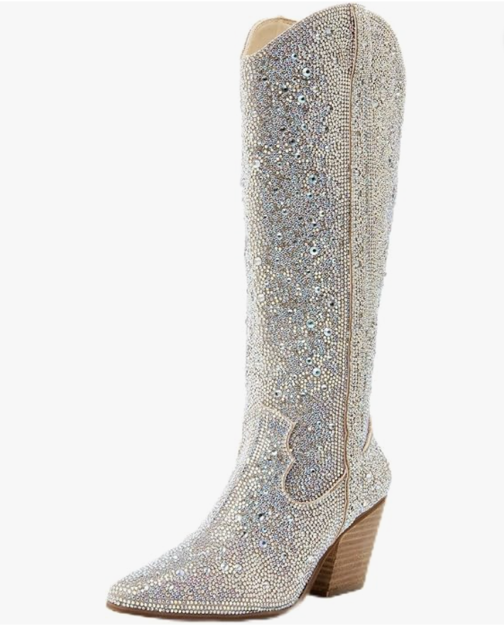 rhinestone cowgirl boots taylor swift