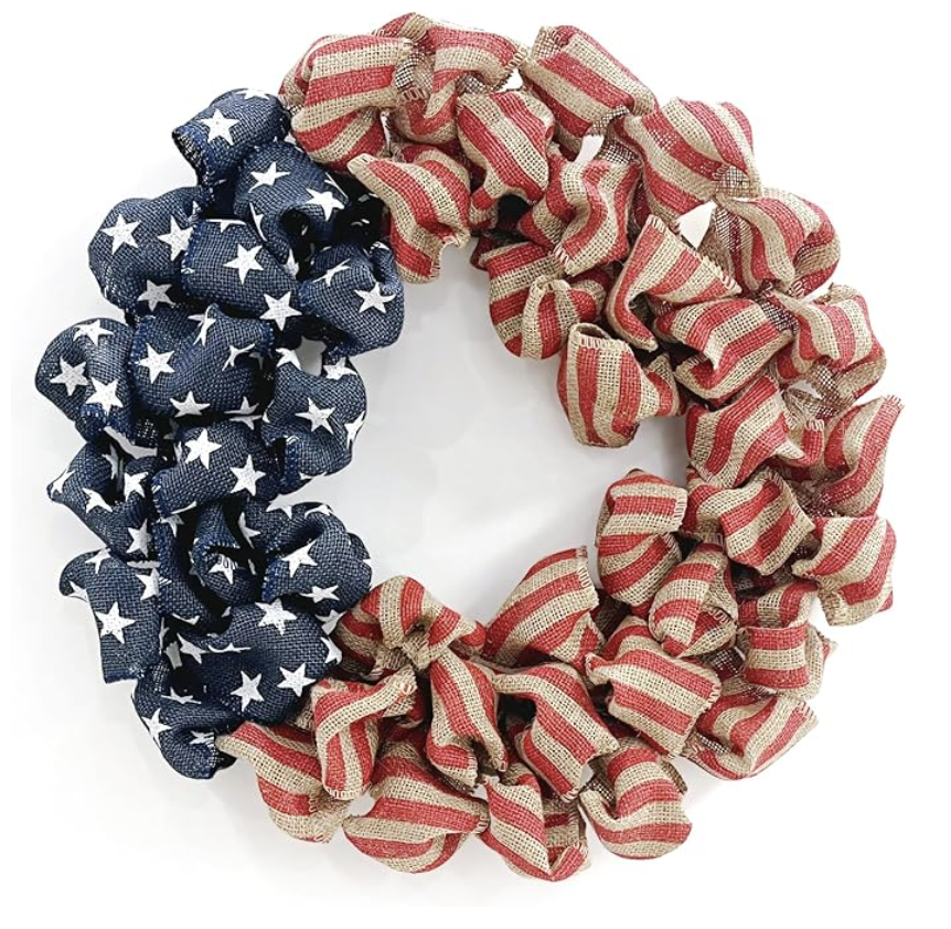 AMERICAN FLAG WREATH