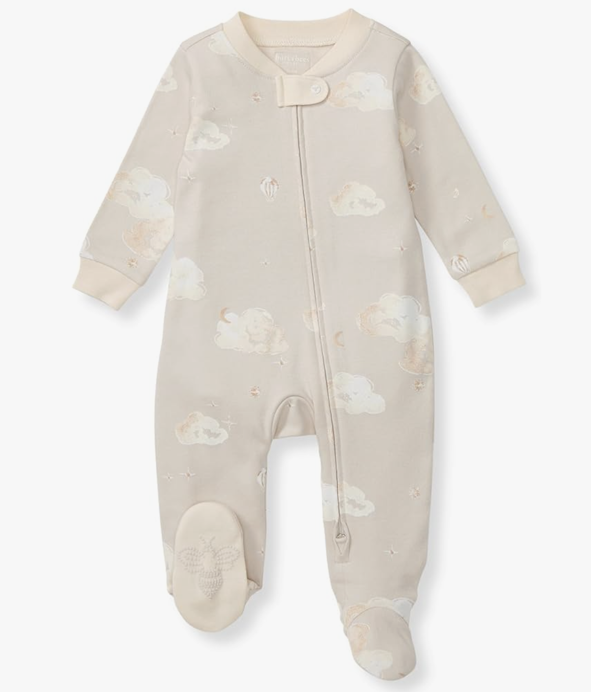 burts bees zip front baby outfits