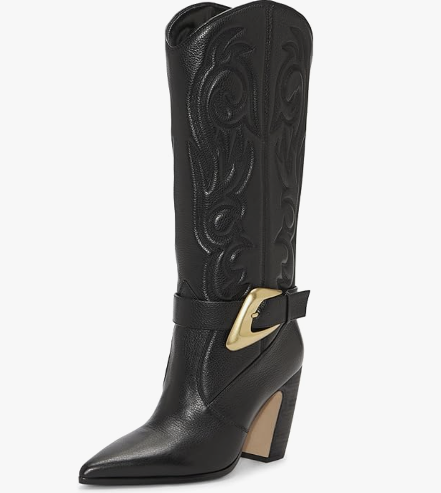 black bowboy boot women