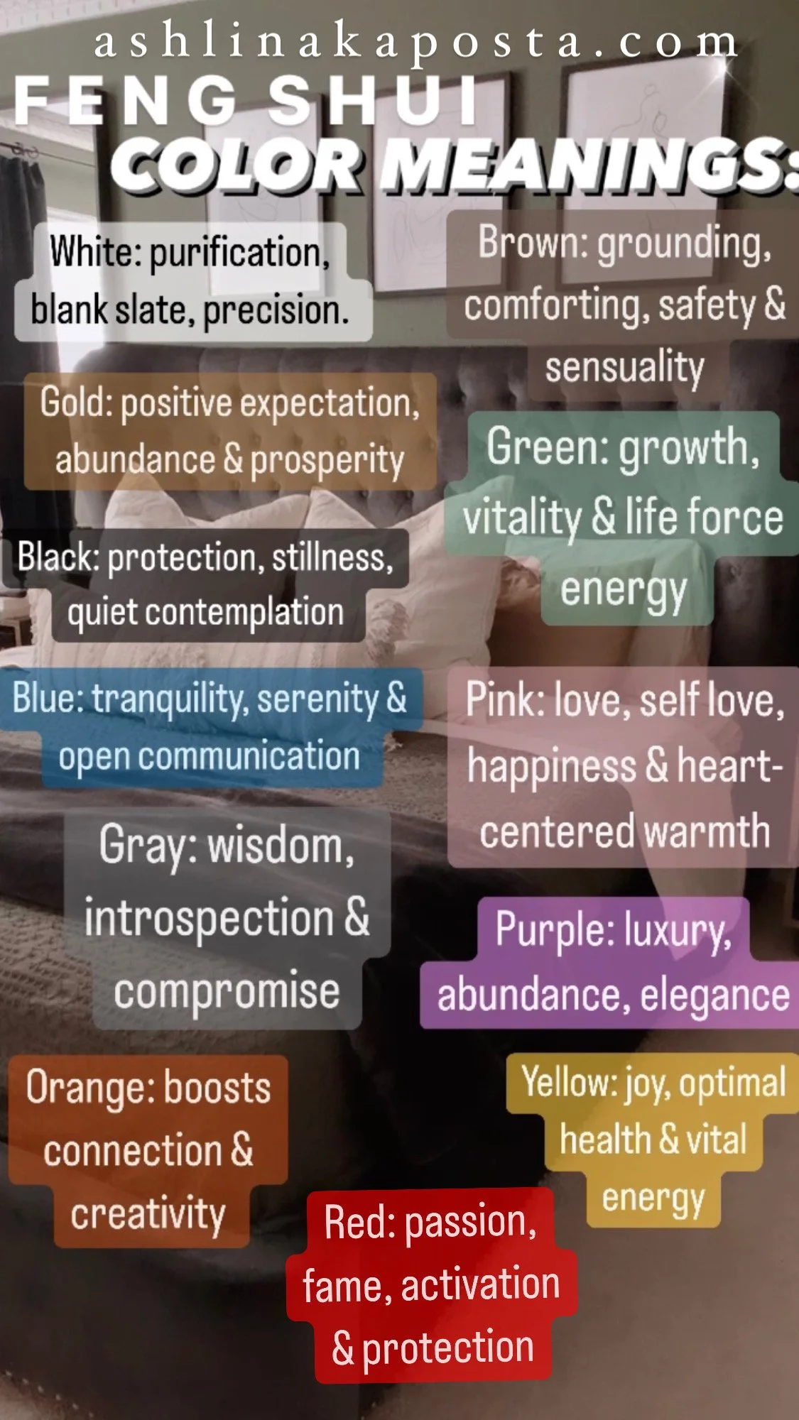 Master Bedroom Feng Shui: creating a sanctuary for love, harmony and bliss — ASHLINA KAPOSTA