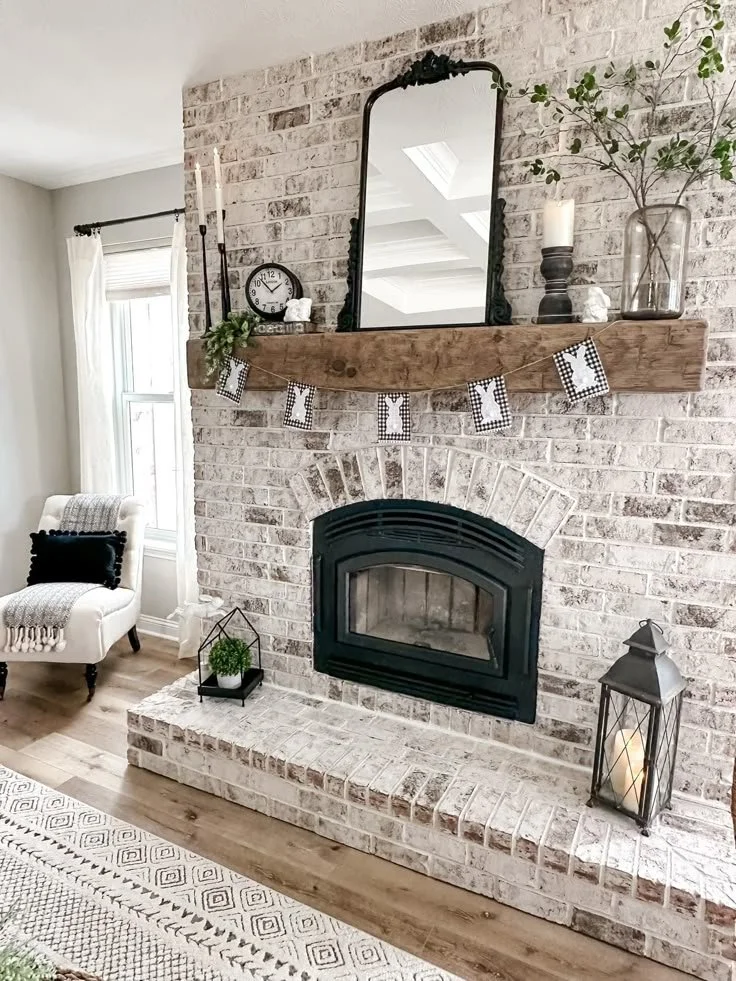 17 Stunning Spring Fireplace Mantel Decor Ideas to Instantly Refresh ...