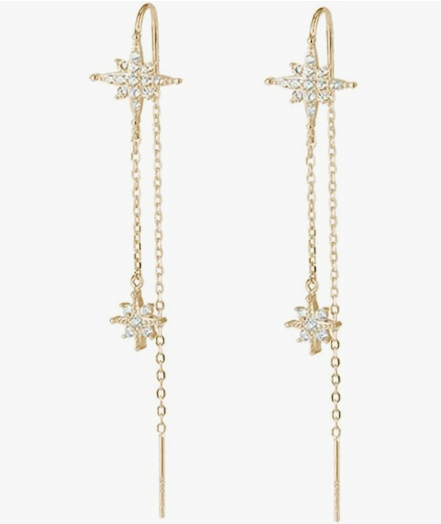 dainty star earrings