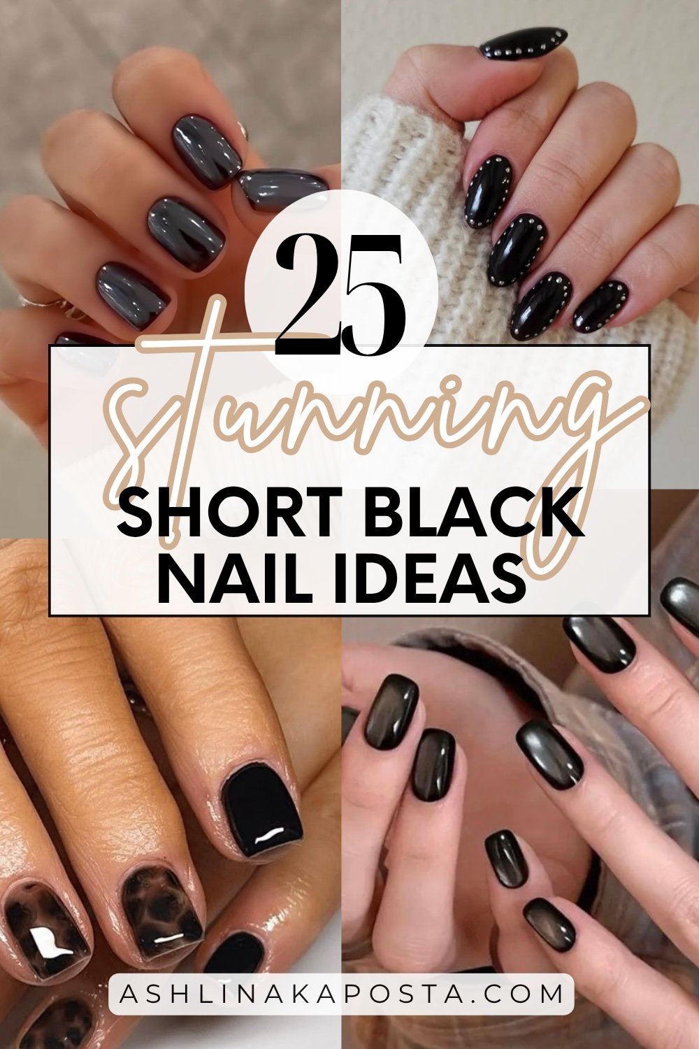 25 stunning short black nail ideas.jpg