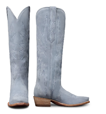 powdery blue cowboy boots