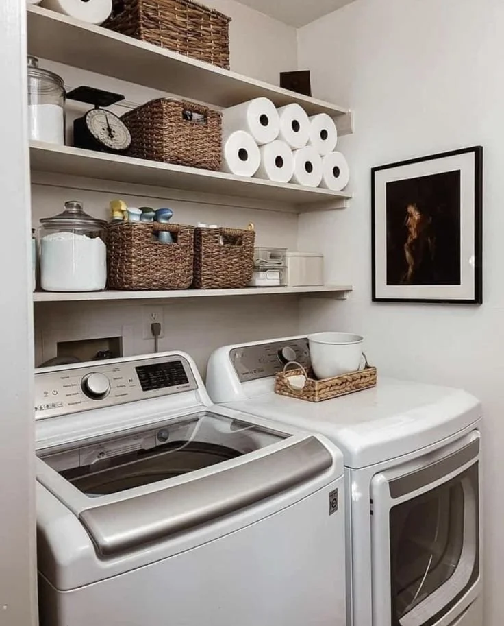 luxury laundry room organized style
