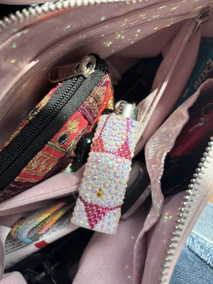 bedazzled bikini lighter