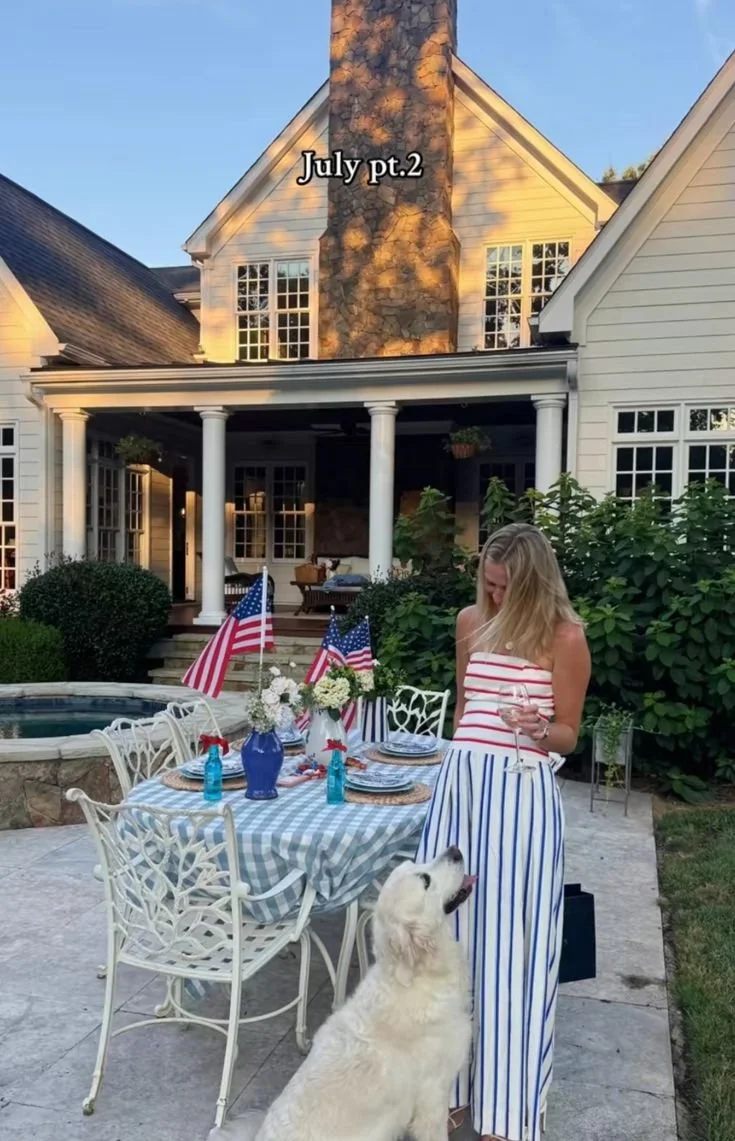 july 4th outfit stripes