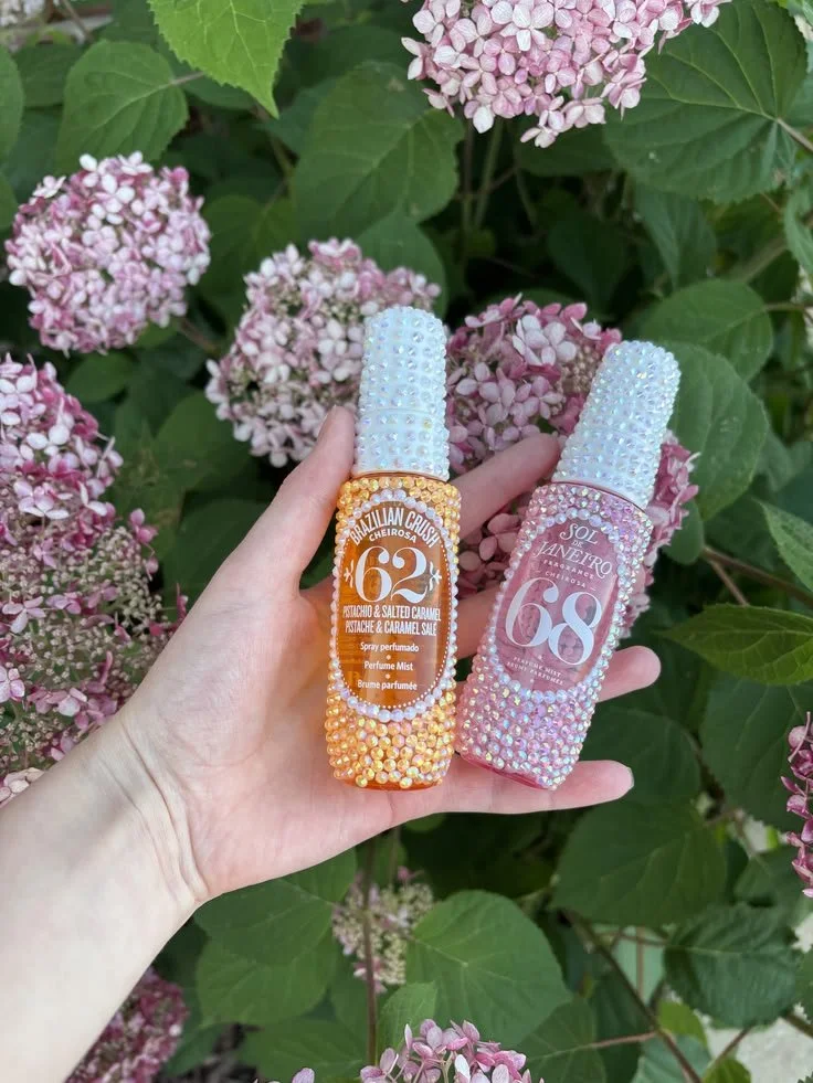 Bedazzled body spray
