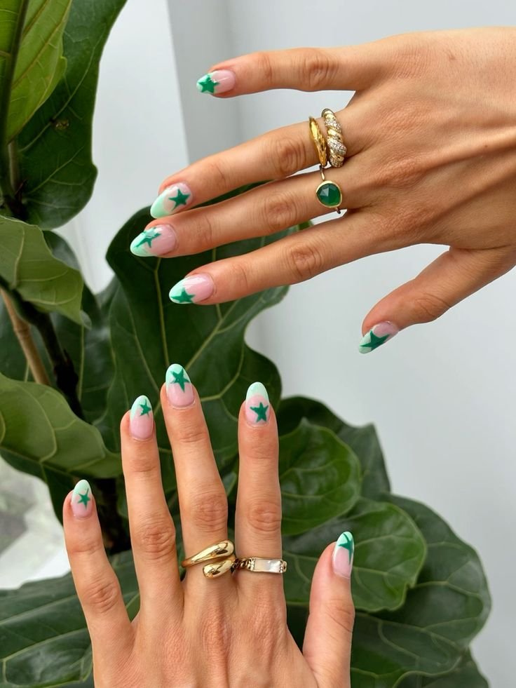 green star nails