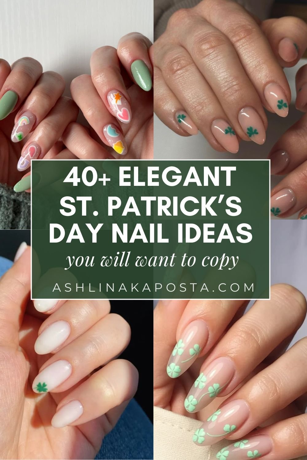 40+ elegant st patricks day nail ideas.jpg