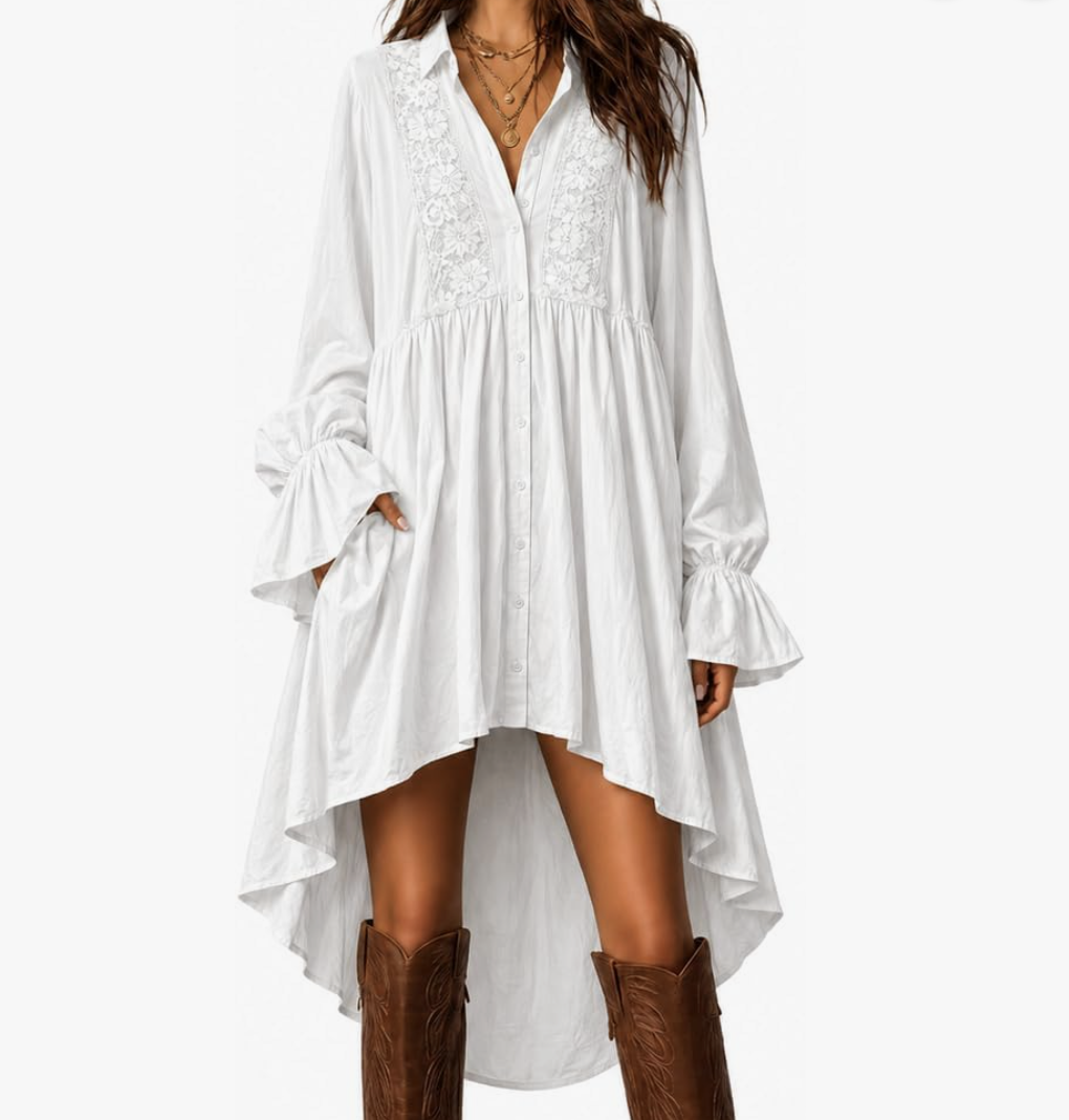 white babydoll dress