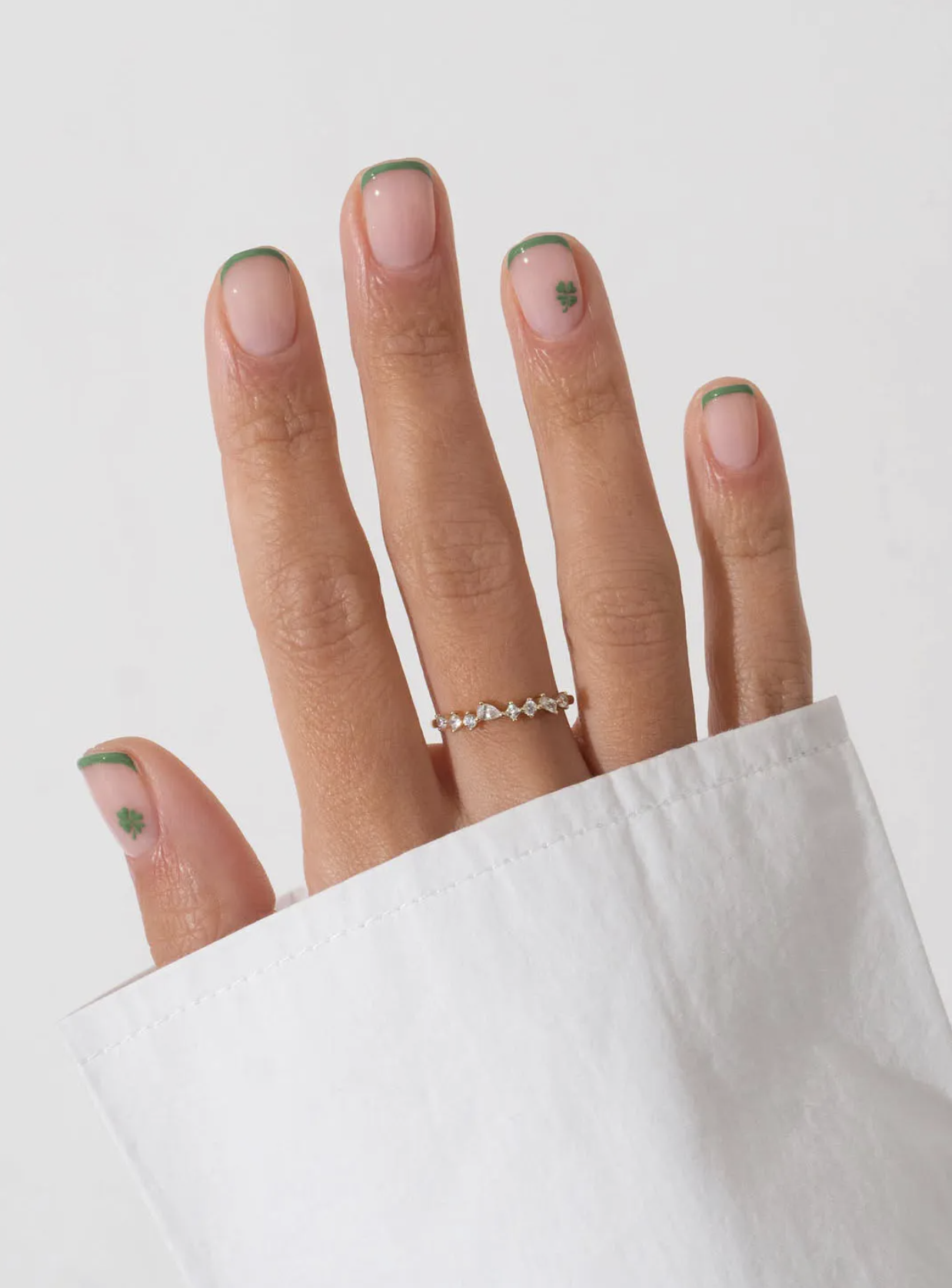 St Patricks Day nails