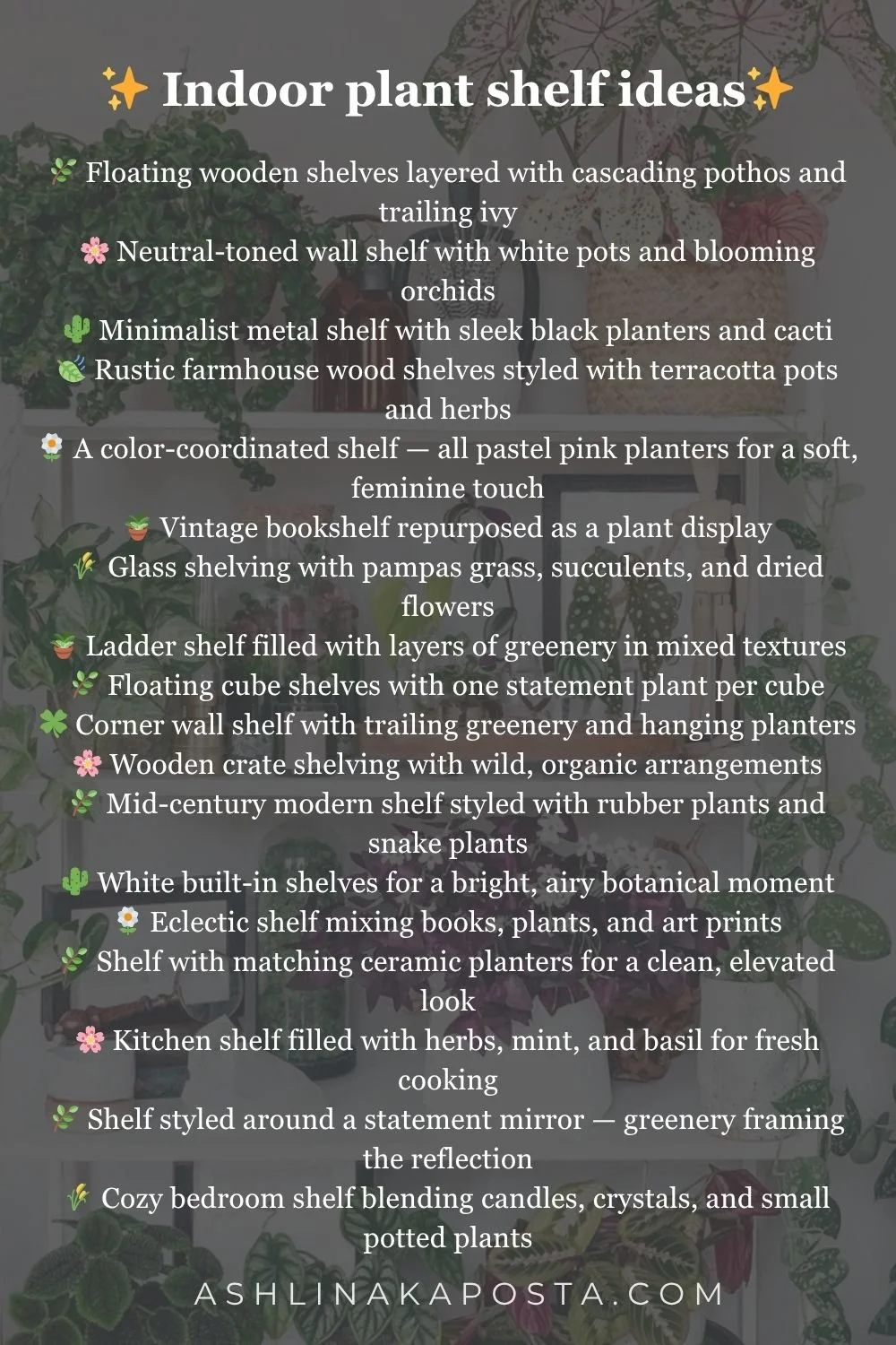 21 Inspiring Indoor Plant Shelf Decorating Ideas to Refresh Your Home ...