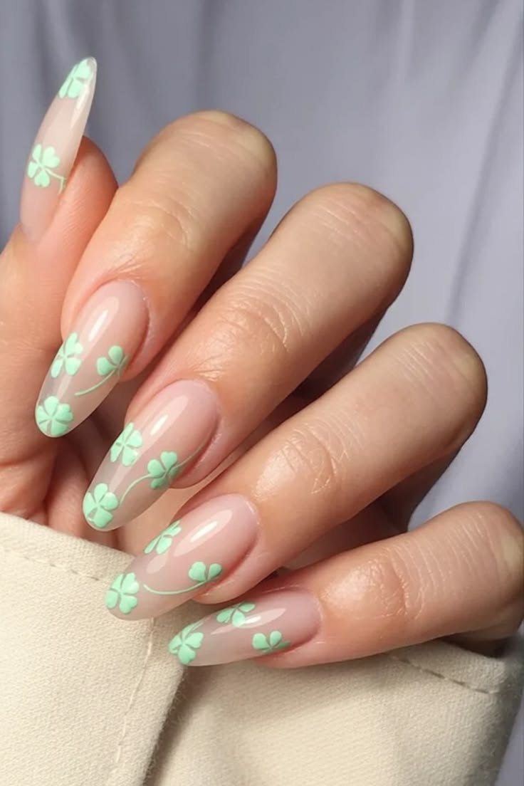 St Patricks day nails