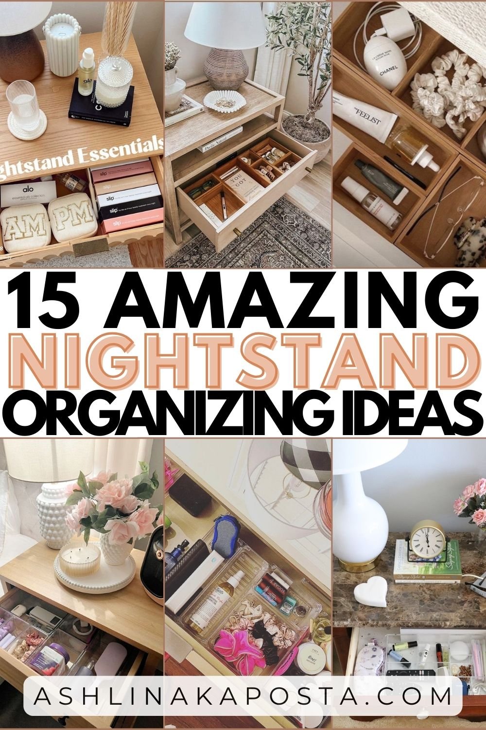 15 Amazing Nightstand Organization ideas that will enhance your Feng Shui —  ASHLINA KAPOSTA
