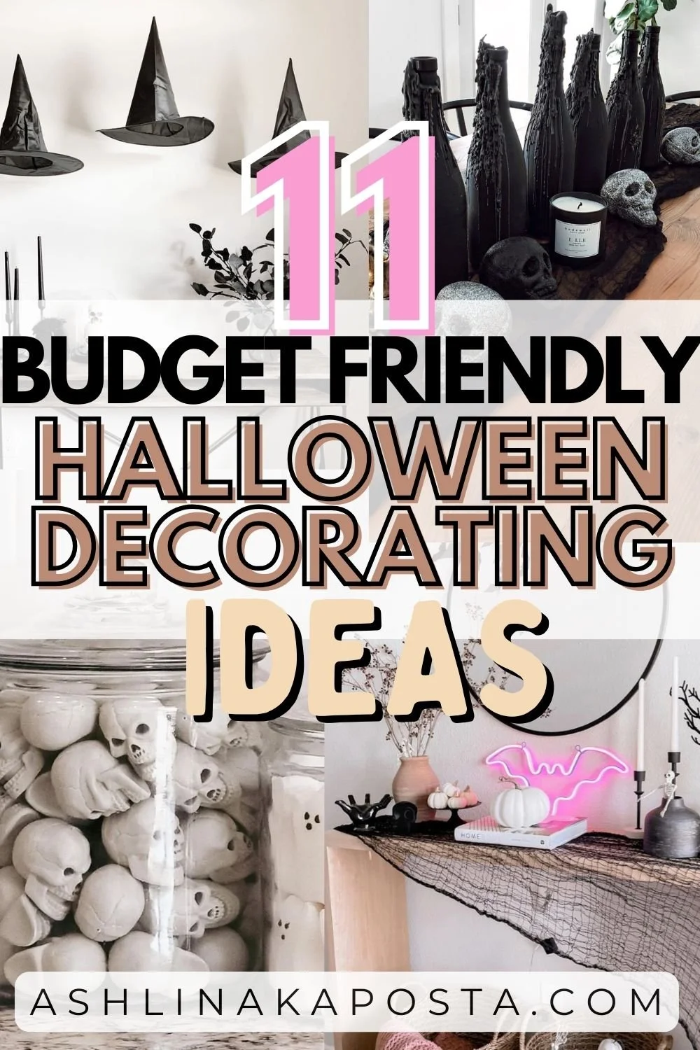 11 Easy and Budget Friendly DIY Halloween Decorating Ideas — ASHLINA ...