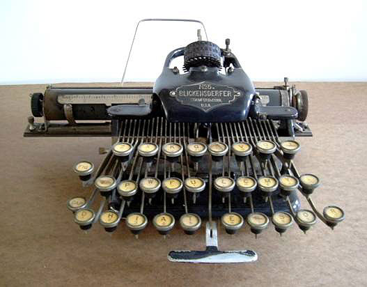 Blickensderfer No. 5 Typewriter (image from www.americanprecision.org)