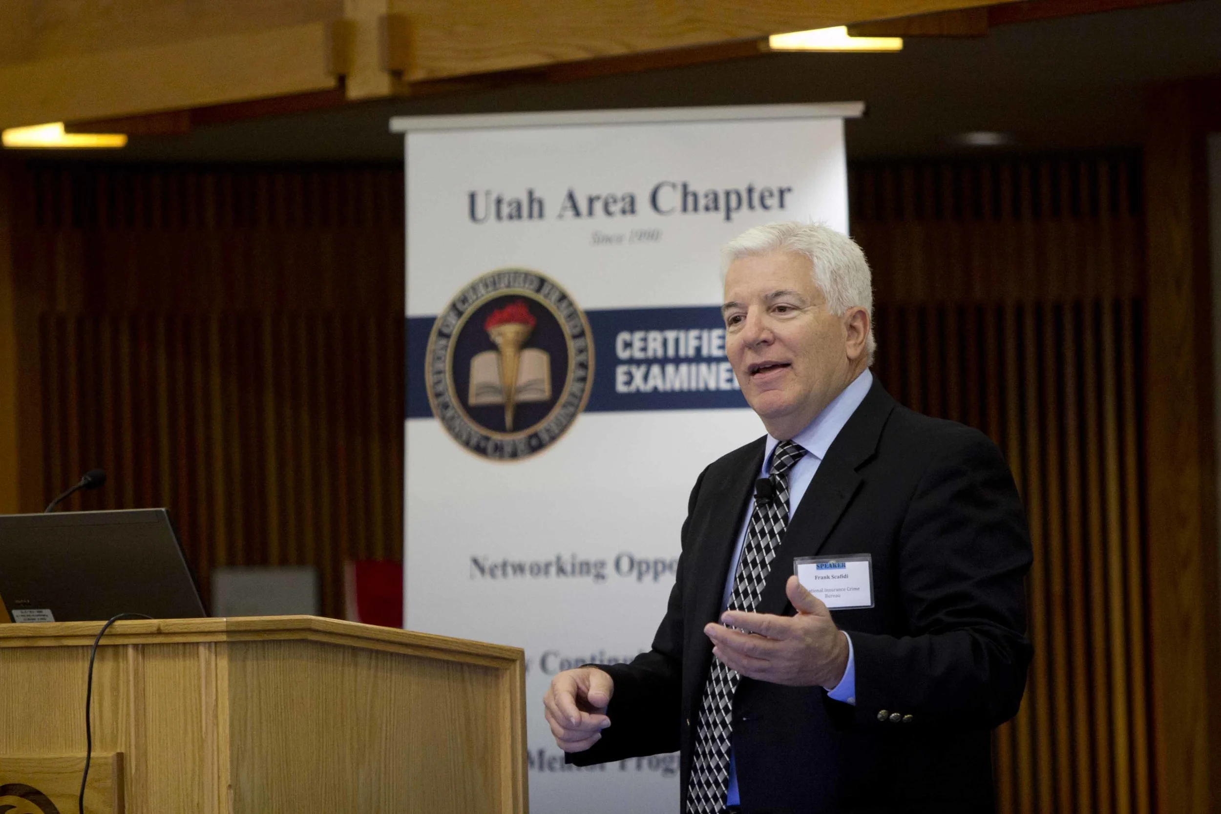 Speaker Frank Scafidi, Public Affairs Director
at National Insurance Crime Bureau.