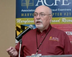 Maryland Chapter President John Grimes, CFE