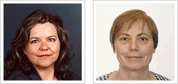 Kathleen Watson, CFE (L) and Brenda Young, CFE (R)