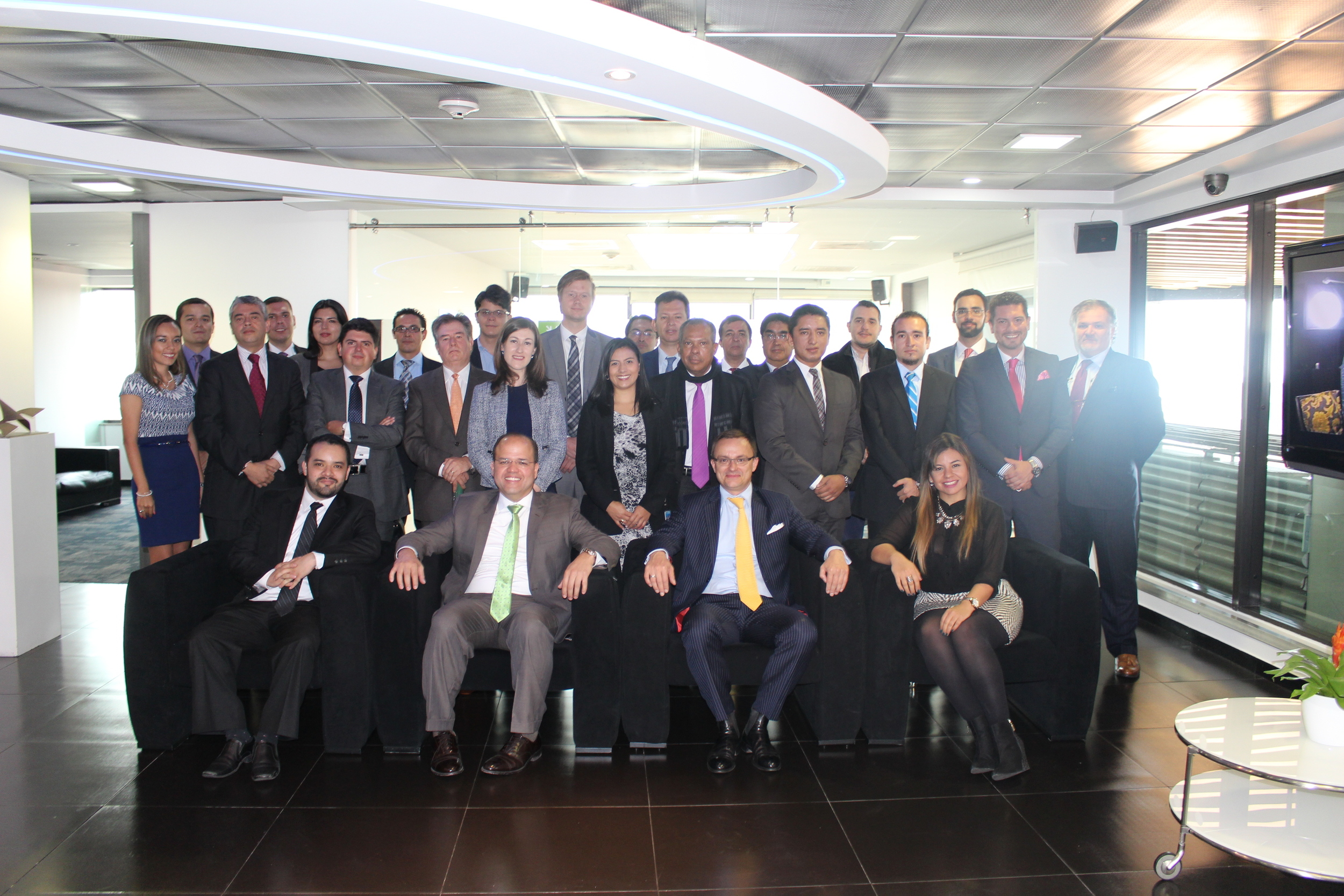 Members of the newly formed Colombia chapter