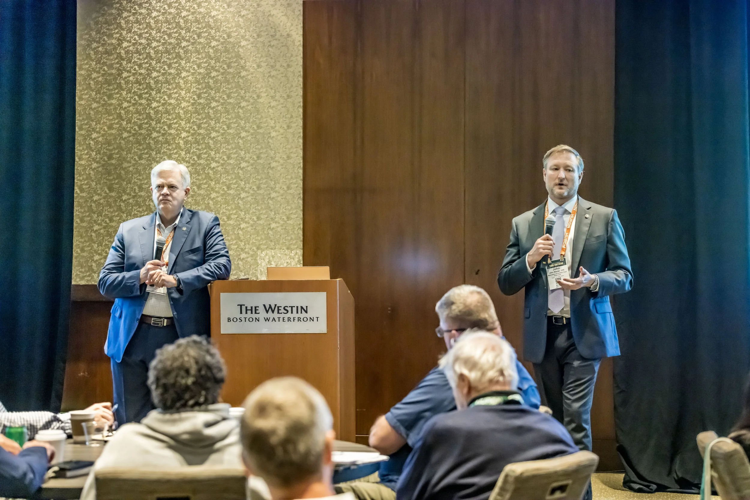  John Gill, J.D., CFE, ACFE President Emeritus and John Warren, CFE, ACFE President &amp; CEO 