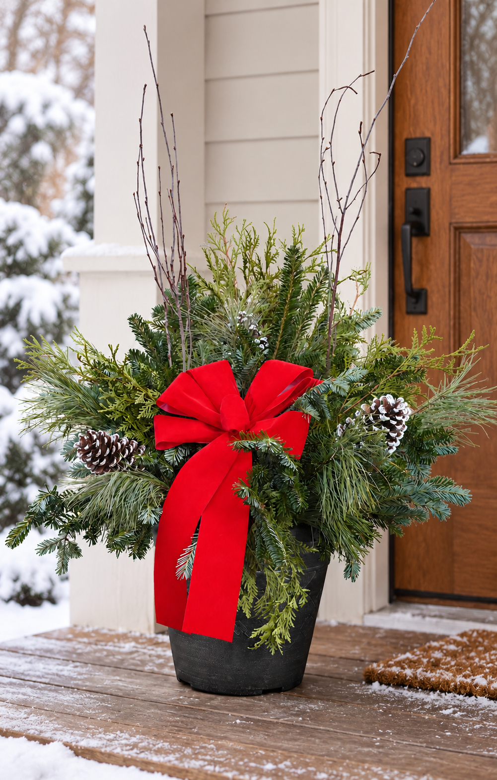 Davison Holiday Porch Pot Class