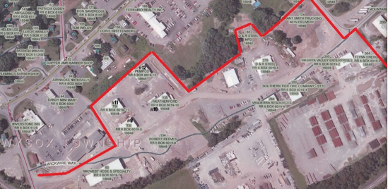 Arial View of Reeves Business Park
