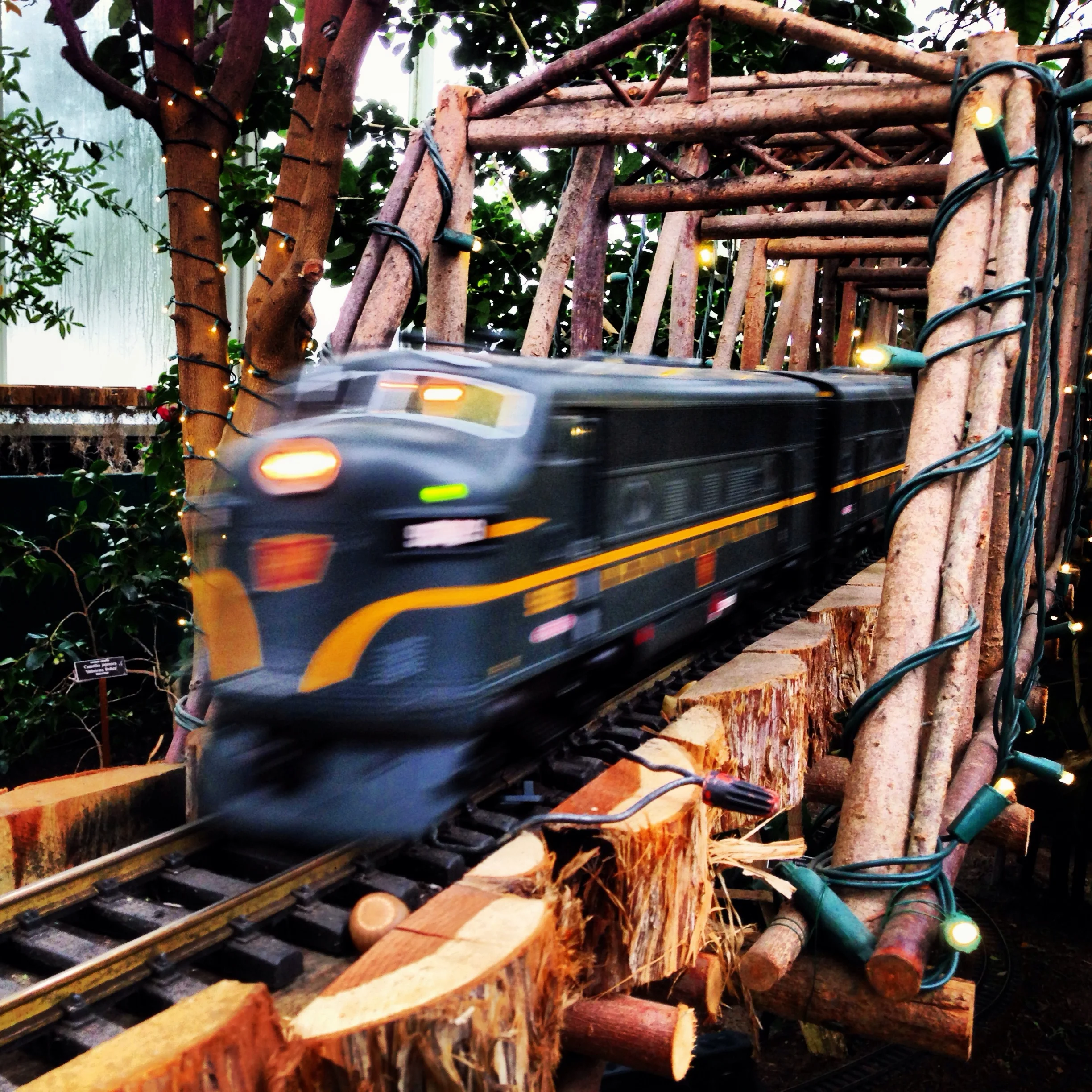 Holiday Train Show at the New York Botanical Garden in Bronx, New York. 2013.