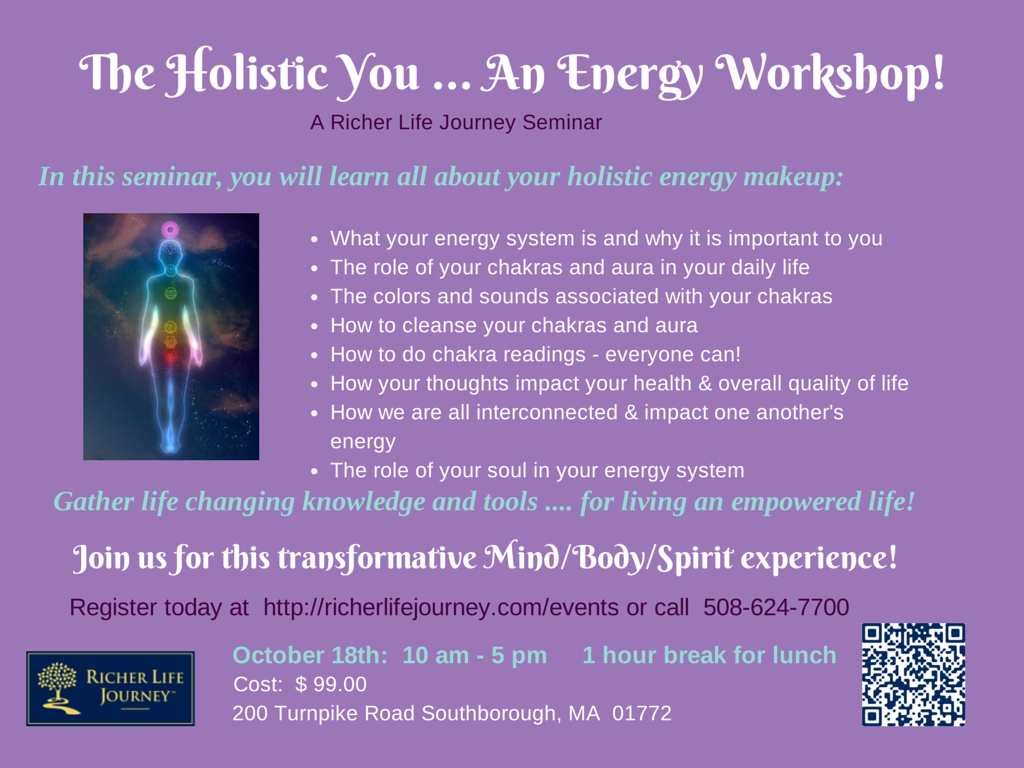The Holistic You ... An Energy Workshop! Registration