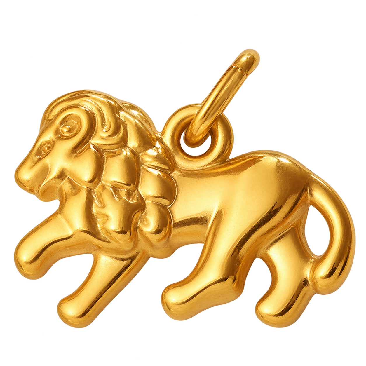 Gold Lion Charm