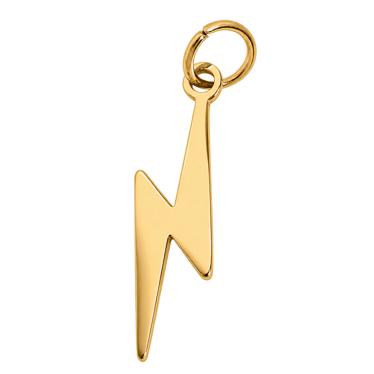 Gold Lightning Bolt Charm