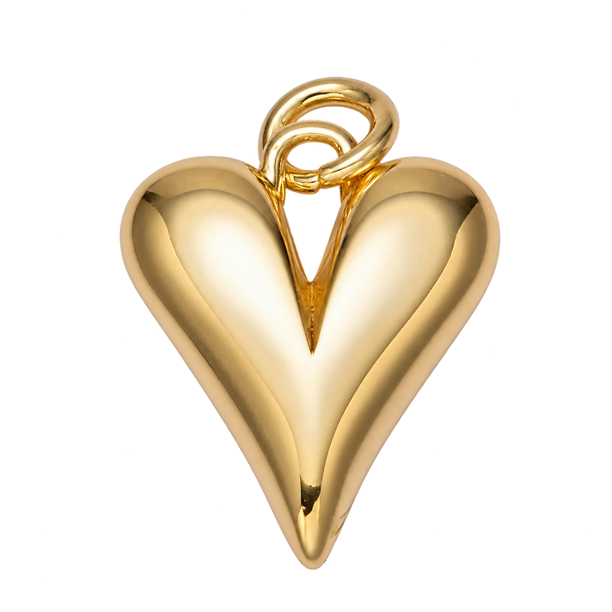 Gold Heart Charm