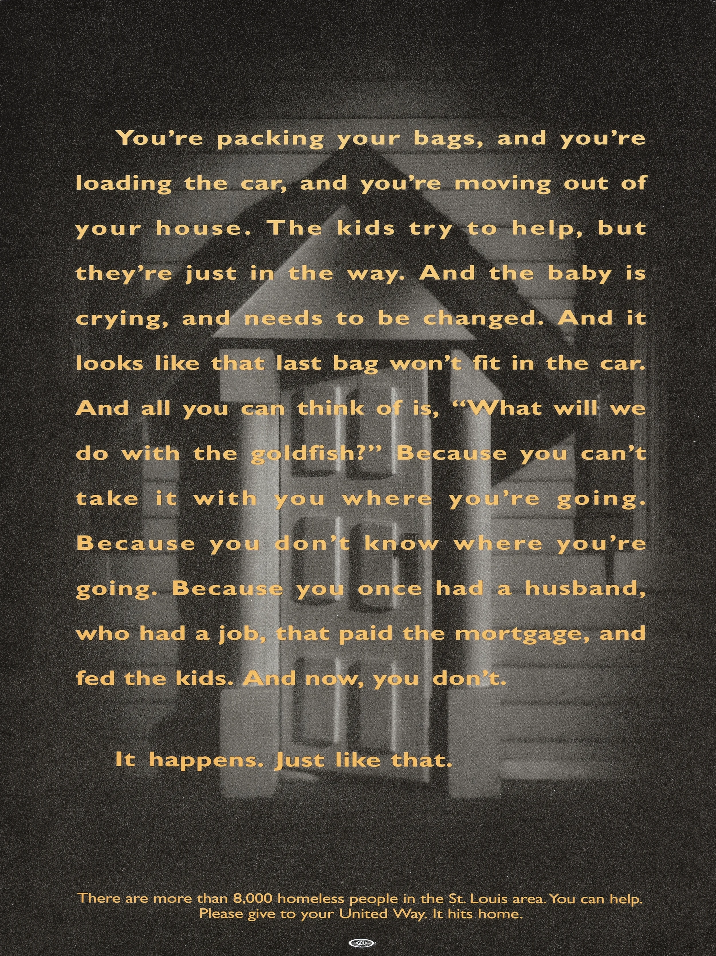 The United Way, Homeless