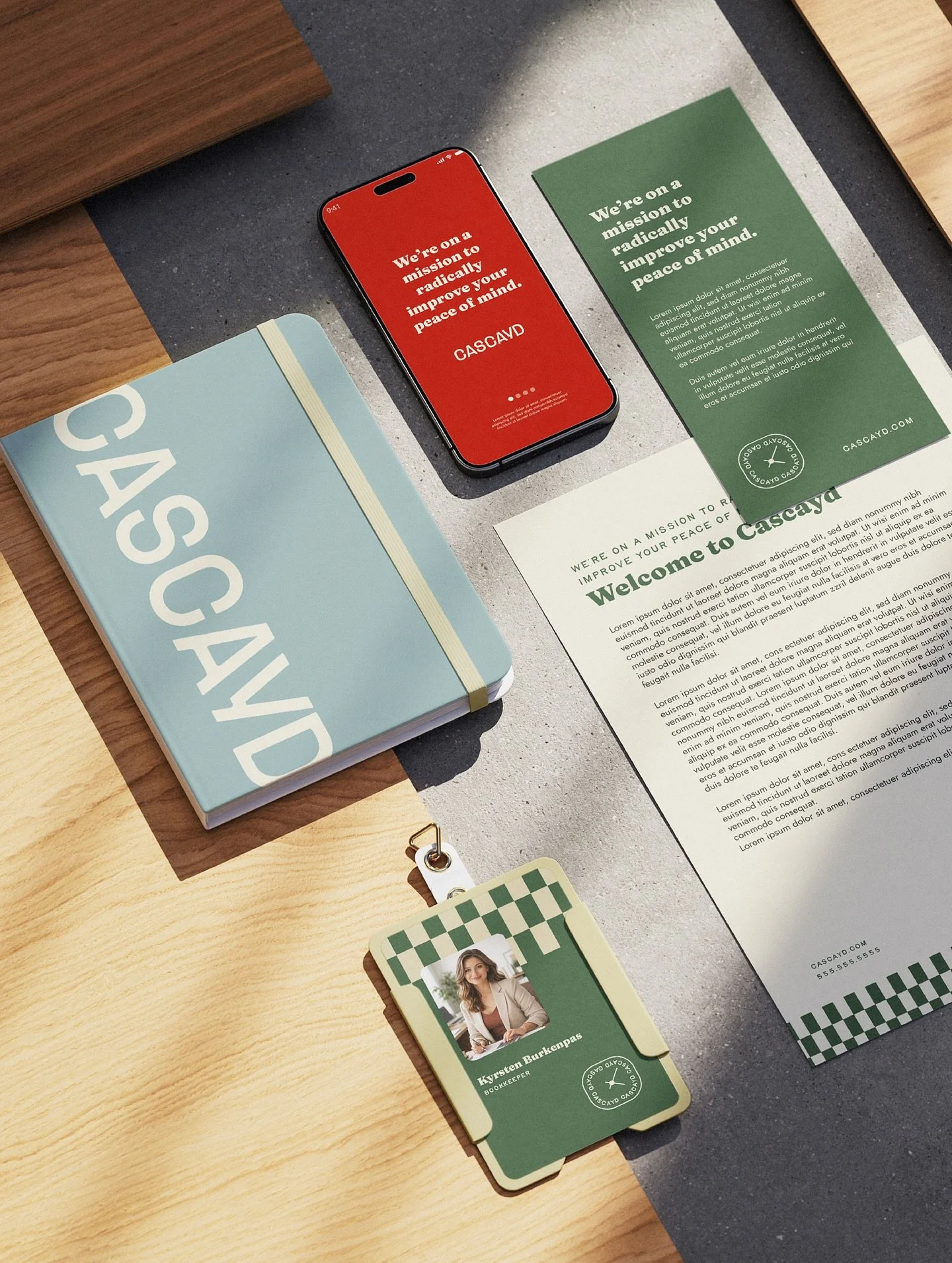 Peace of mind, redesigned.

@cascayd.co is on a mission to radically improve bookkeeping, accounting, and taxes by doing things differently. More human. More intentional. More grounded in trust.

We partnered with Kyrsten and Nathan to create a brand