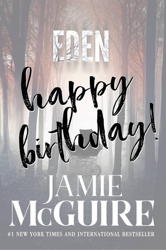 Happy Book Birthday, Eden!