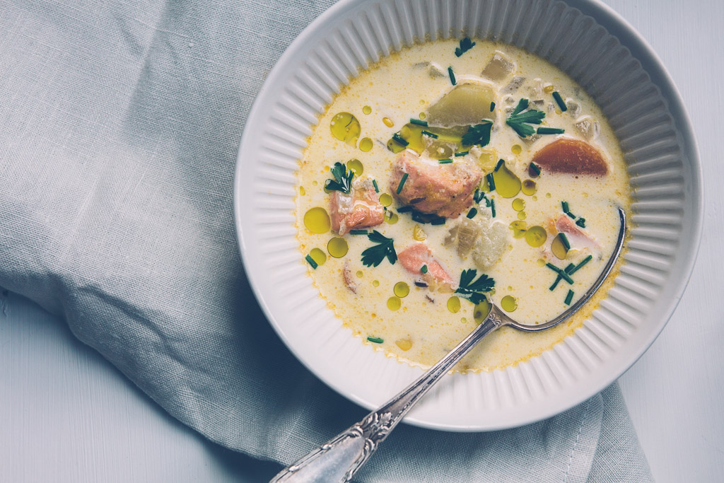 simple suppers: salmon chowder with fennel and corn — Milly's Kitchen